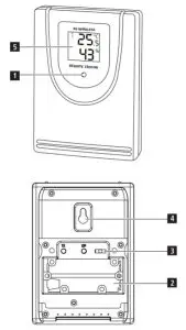 hama 00186345 TS34A Outdoor Sensor for Weather Station - overview