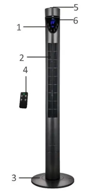 emerio TFN 1145695 Tower Fan 35W - PARTS