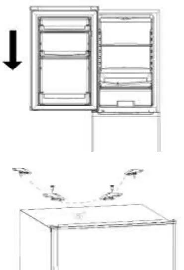 BestMatic COM 125597 1 Freezer Fridge Combi - cover