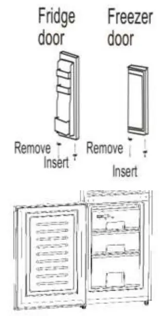 BestMatic COM 125597 1 Freezer Fridge Combi - parts bag