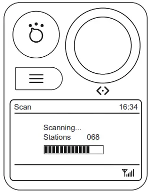 Roberts Blutune 300 Wireless Charging Sound System - stations