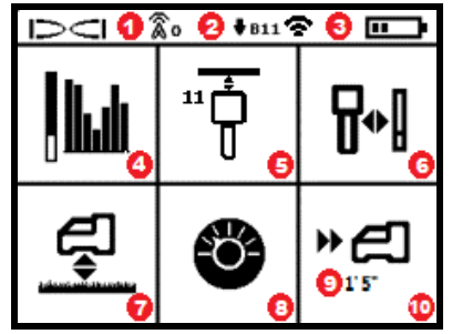 DIGITRAK F1 Falcon HDD Locating System - Main Menu