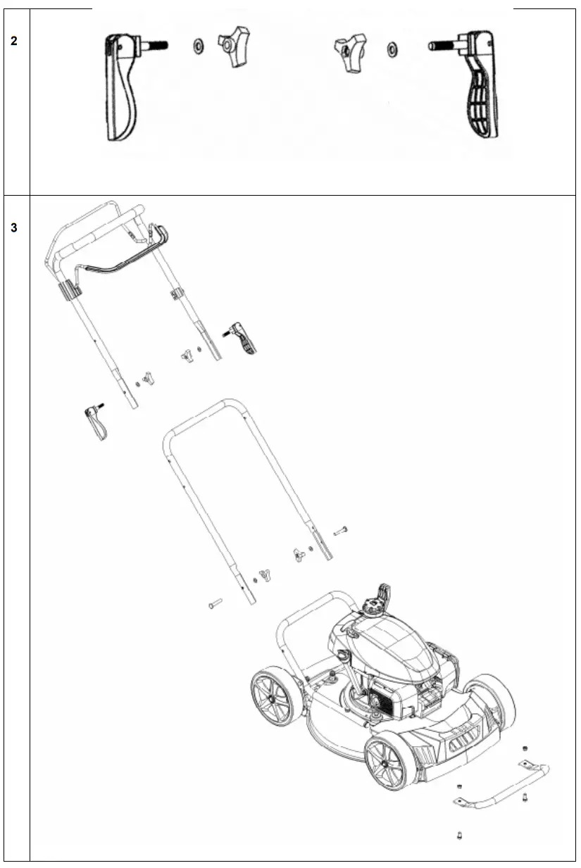 COBRA MM48SPH Lawn Mower - Illustrations 1