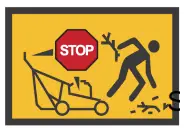 COBRA MM48SPH Lawn Mower - warning3