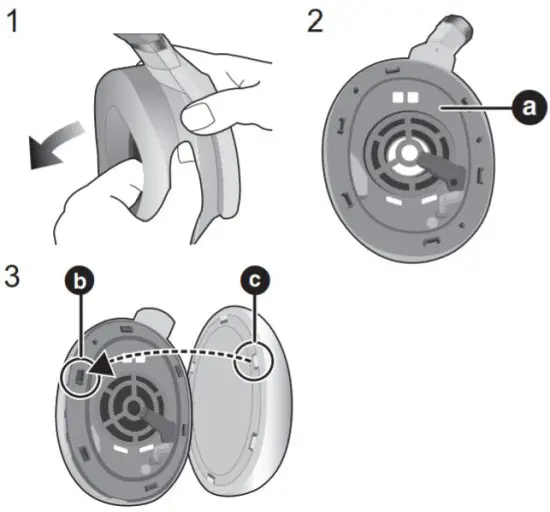Technics EAH A800 Digital Wireless Stereo Headphones - installation 1