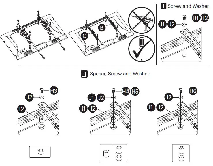 onn BWA21TM004C Tilting TV Wall Mount 19 Inch-50Inch fig 5