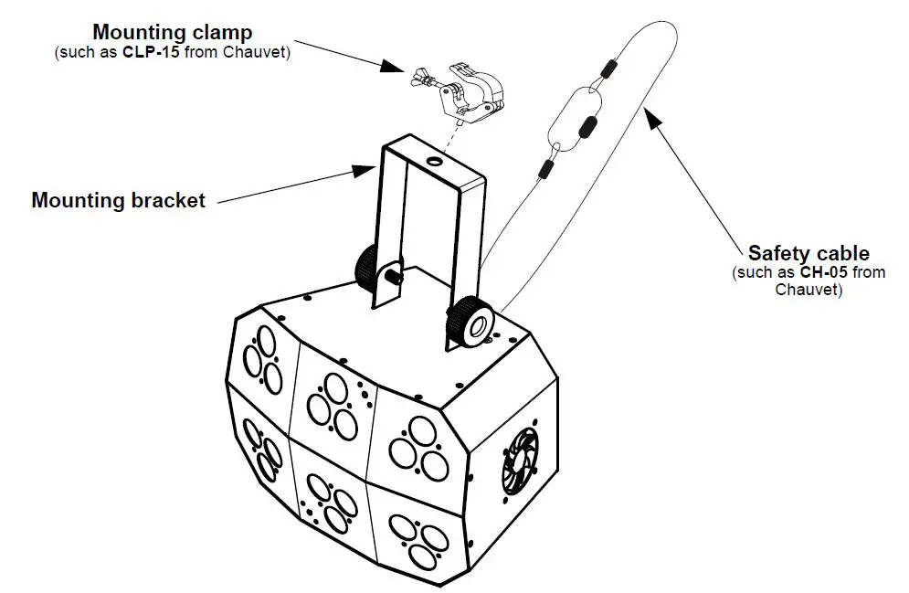 CHAUVET DJ WASHFXHEX Wash FX Hex Multipurpose LED Light-1