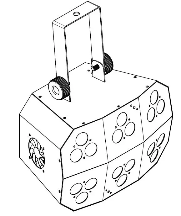 CHAUVET DJ WASHFXHEX Wash FX Hex Multipurpose LED Light