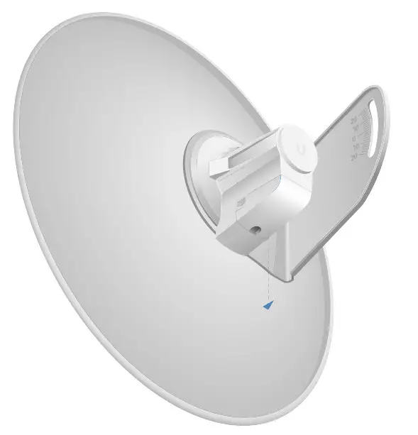 UBIQUITI NETWORKS Power Beam M5 - Push in the sides of the Cable Door