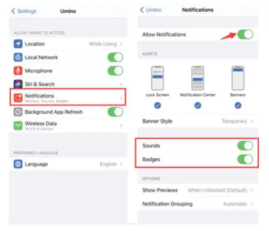 UMINO AE1 Wire Free Outdoor Camera - app 3