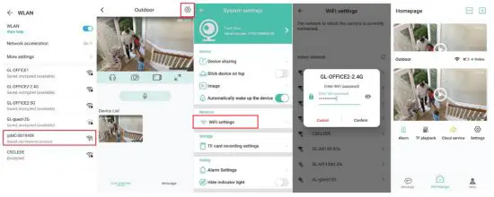UMINO AE1 Wire Free Outdoor Camera - camera on umino app 2