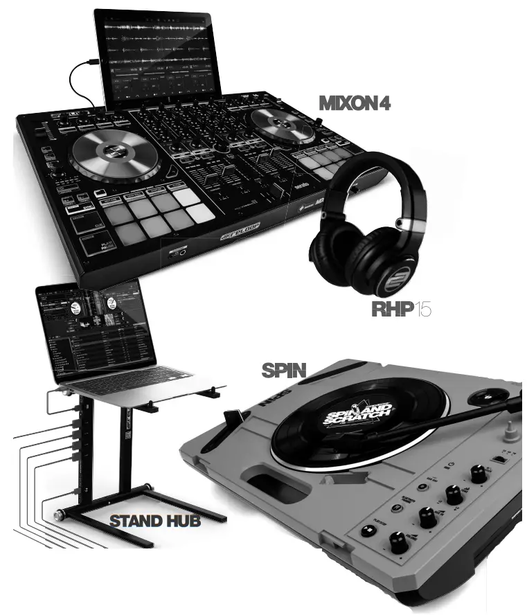 reloop 243598 READY Portable Performance Controller for Serato - LEARN MORE ABOUT THE FULL