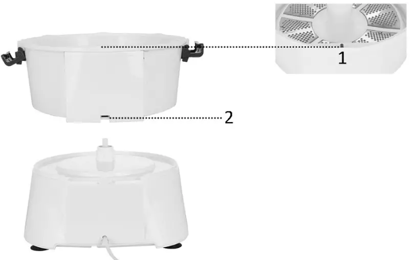 haws 30 PP202185 Potato peeler - switches
