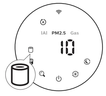 PHILIPS AC3055 Air Purifier with HEPA Filter Ultra Quiet Operation Wifi App - Filter 1