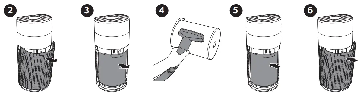 PHILIPS AC3055 Air Purifier with HEPA Filter Ultra Quiet Operation Wifi App - status 1