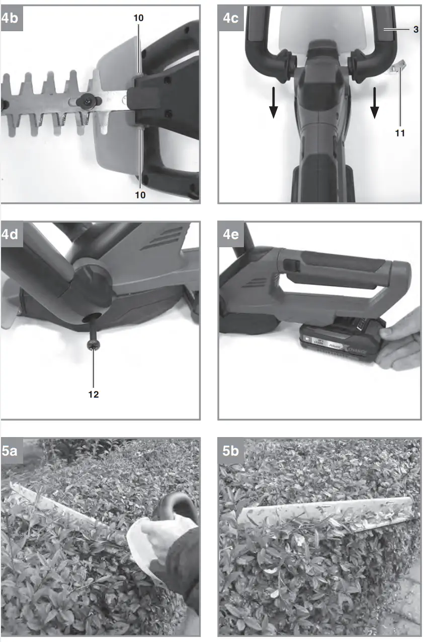 Einhell GE CH 1855 1 Li Kit Cordless Hedge Trimmer - fig2