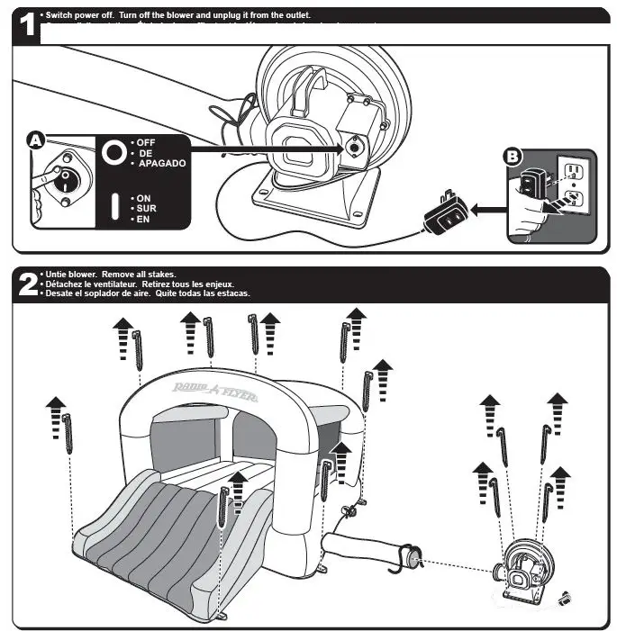 RADIO FLYER 720 Backyard Bouncer 12