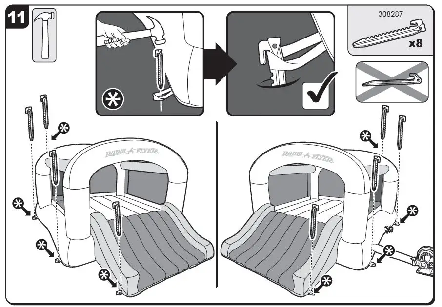 RADIO FLYER 720 Backyard Bouncer 9