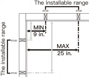 PERLESMITH Large Corner TV Wall Mount 2A - 1 - b