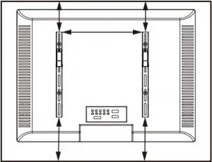 Option A (For Flat Back TV) - 1