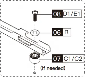 Option A (For Flat Back TV) - 2
