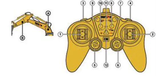 HUINA-1550-Remote-Control-1.14-Electric-Excavator-FIG-6