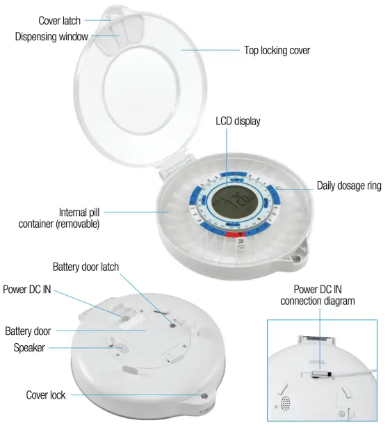 LIVEFINE-LVFWIFIDC-Smart-WiFi-Automatic-Pill-Dispenser-FIG-3