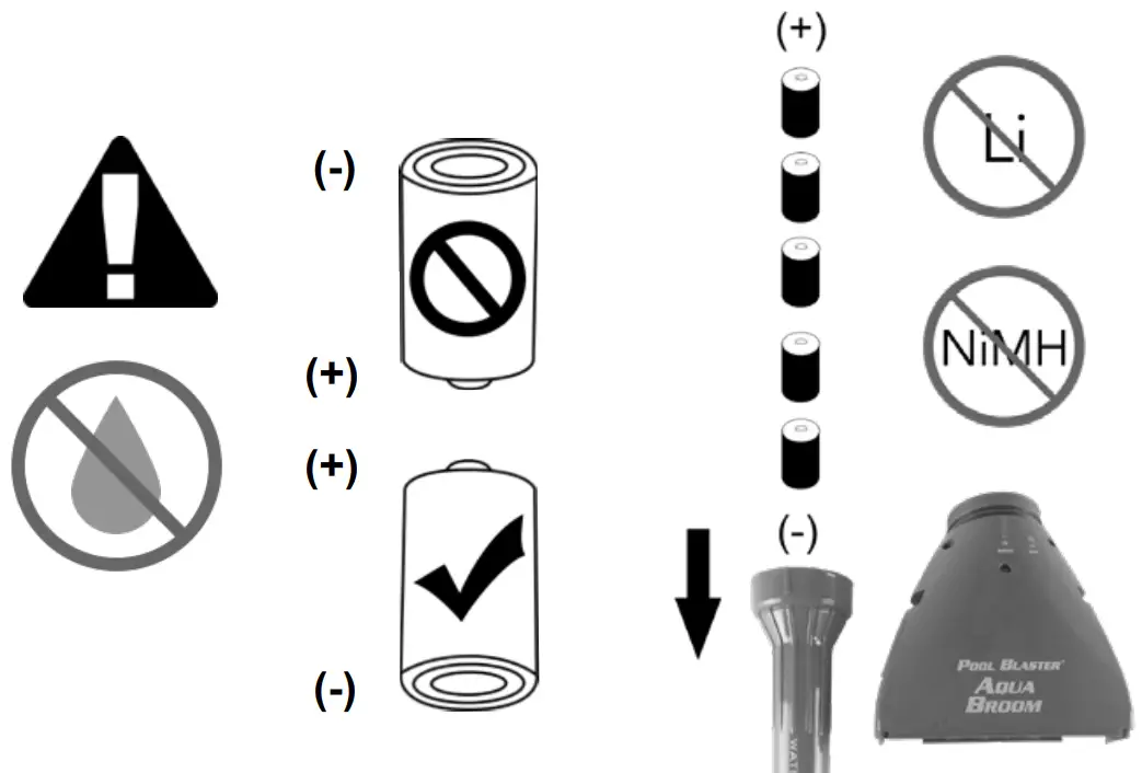 POOL BLASTER Aqua Broom XL Ultra Cordless Pool &amp Spa Vacuum Cleaner - fig 2