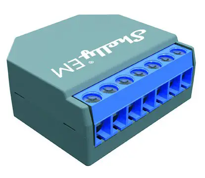 Shelly 2 Channel WiFi Energy Meter - metar