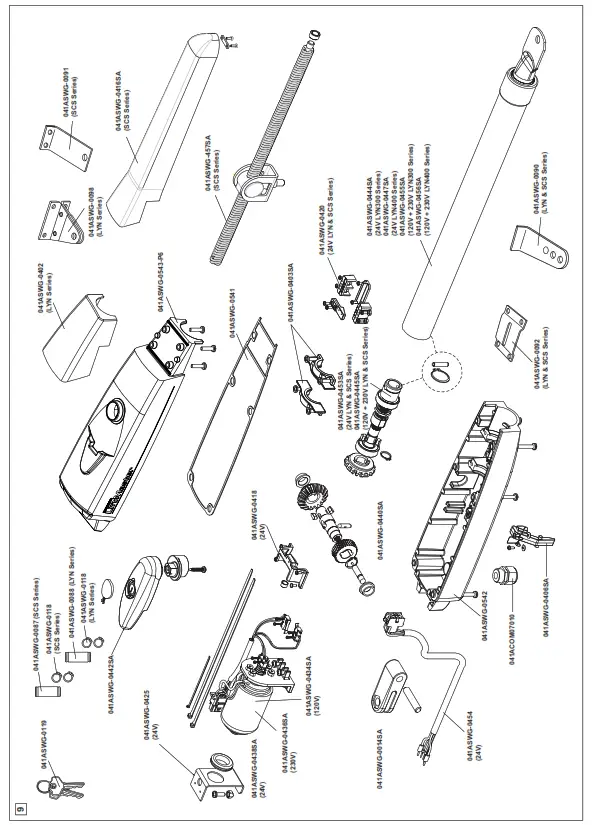 LiftMaster Automatic Gate Opener LYN300 Series - fig