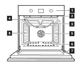 IKEA 704.117.67 ANRÄTTA Microwave Oven Stainless Steel FIG 1