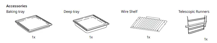 IKEA 704.117.67 ANRÄTTA Microwave Oven Stainless Steel FIG 2