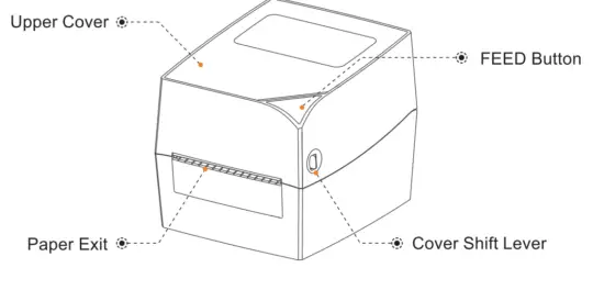 RONGTA RP410 4 Inch Label Barcode Printer - fig10