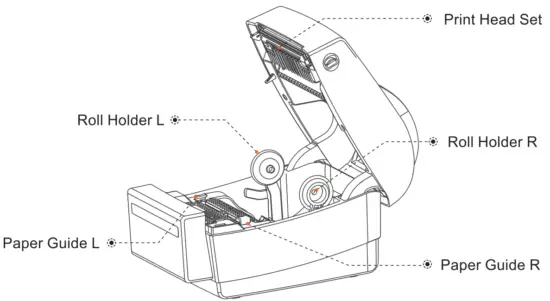 RONGTA RP410 4 Inch Label Barcode Printer - fig3