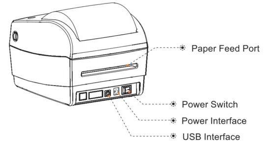 RONGTA RP410 4 Inch Label Barcode Printer - fig5