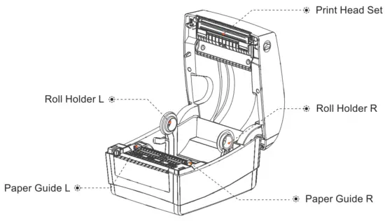 RONGTA RP410 4 Inch Label Barcode Printer - fig6