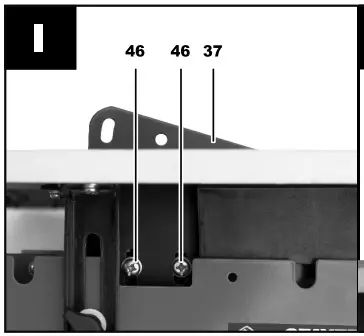 Adjusting the horizontal mitre angle