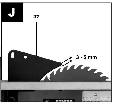 Adjusting the keel of the upper cutting table