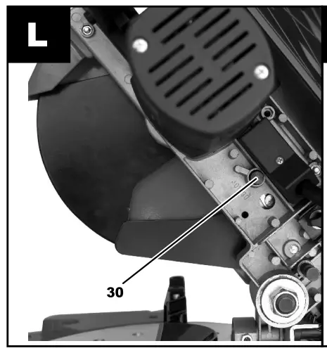 Removal of the cutting disk