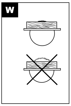 Setting the upper table
