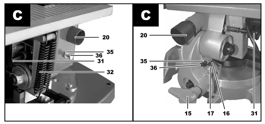 Adjusting the locking
