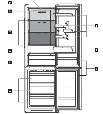 IKEA MEDGANG Freestanding Refrigerator or Freezer 4