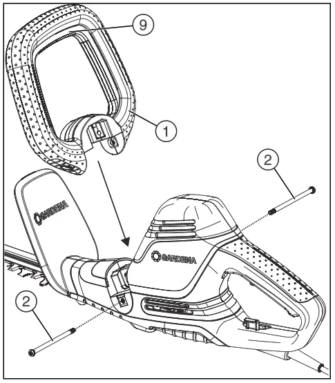 GARDENA 9833 ComfortCut 550 Electric Hedge Trimmer - fig