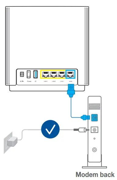ASUS ZenWiFi AC Wireless Band Gigabit Route2r