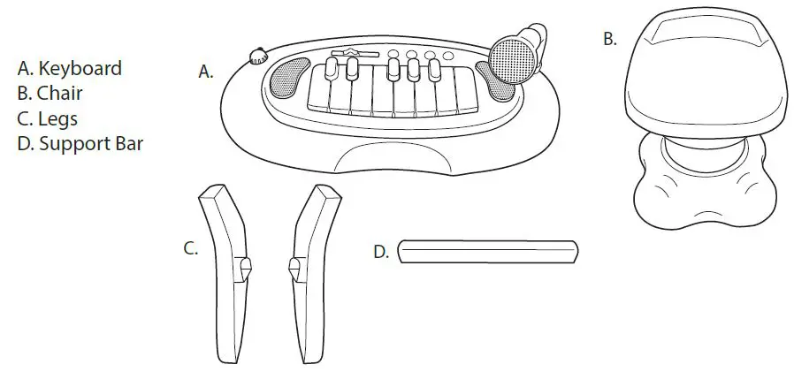 little tikes 657450 Baby Bum Sing-Along Piano 1