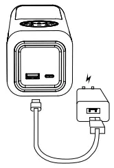 AVENTON Fanttik X8 Apex Air Inflator - charging