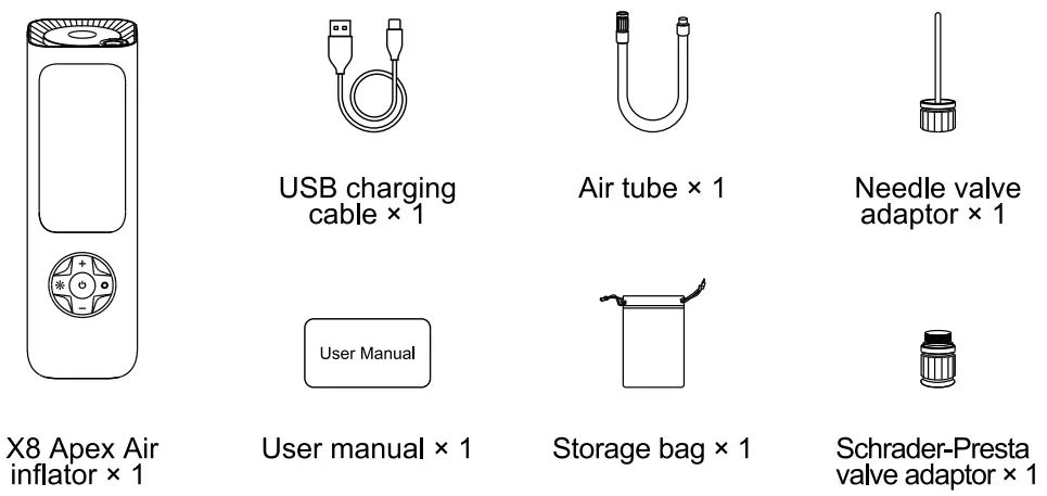 AVENTON Fanttik X8 Apex Air Inflator - fig1