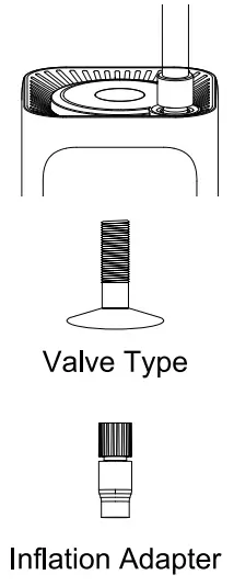 AVENTON Fanttik X8 Apex Air Inflator - nozzle