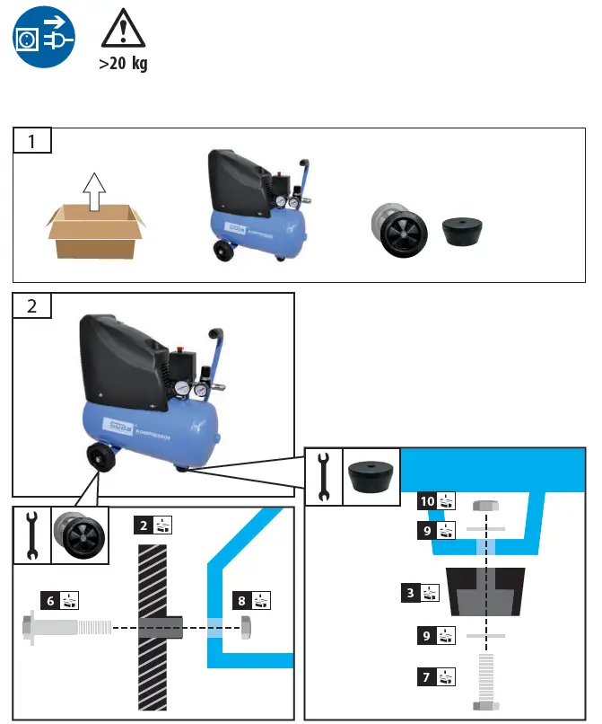 Gude-50111-Oil-Free-Electric-Compressor-fig3