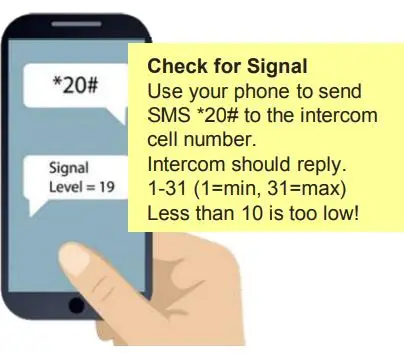 TACFONE CB-4G User Guide - Check for Signal